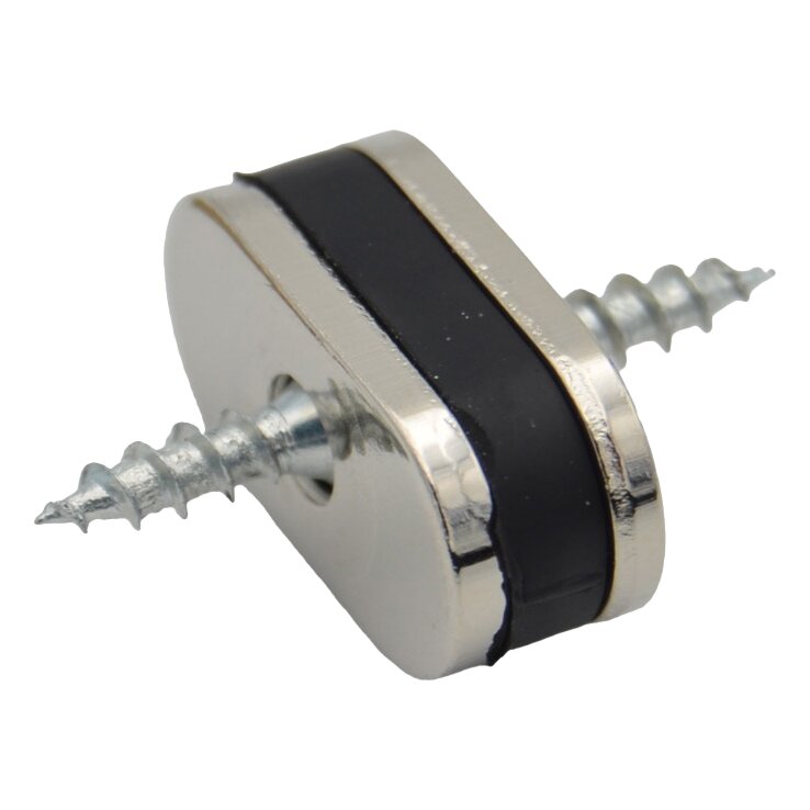 Brugger Magnetsysteme Möbelbeschlagsystem zum flächenbündigen Einbau, 20 mm