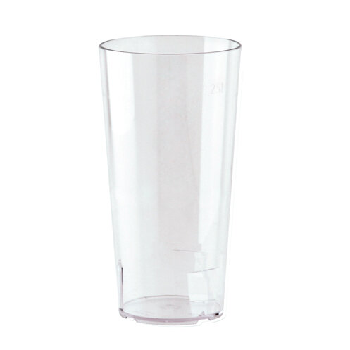 Waca Premium-Campinggläser aus PC/SAN – glasklar, Trinkglas, 300 ml
