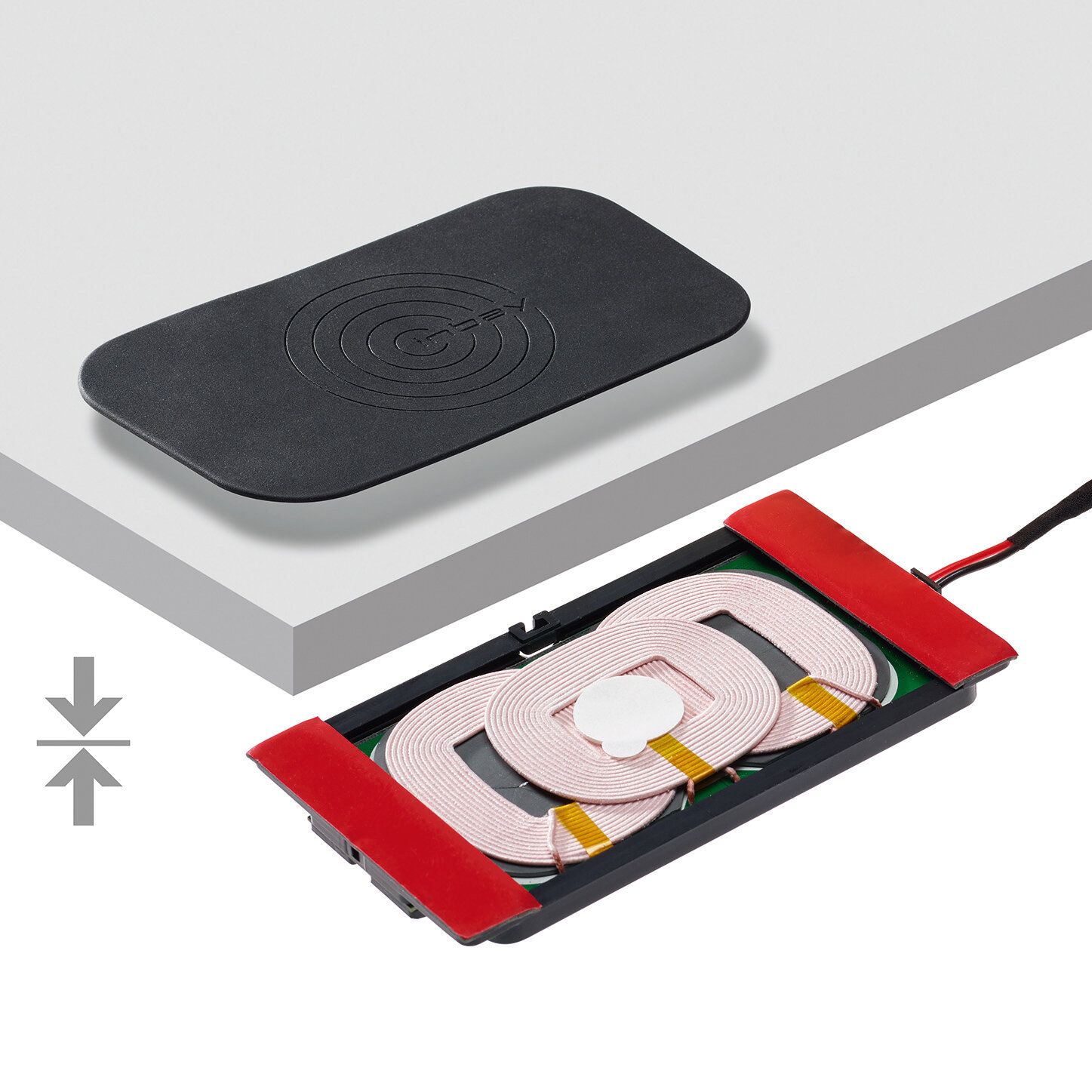 Fawo Wireless Charger Nachrüst-Kit 3 Spulen