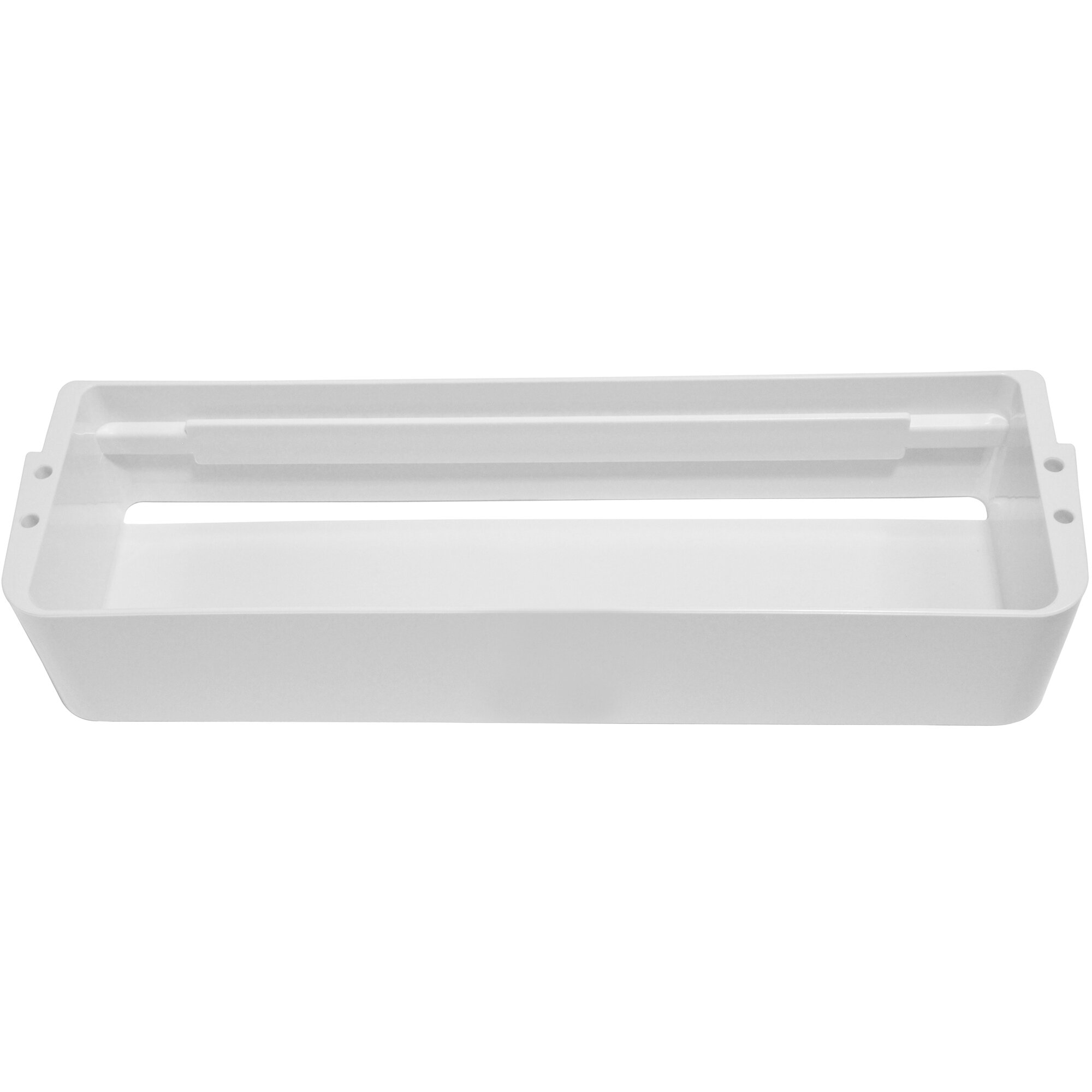 Etagere unten, weiss, B 37,5 x T 10,8 x H 6,9 cm für Kühlschrank CoolMatic CRX 8