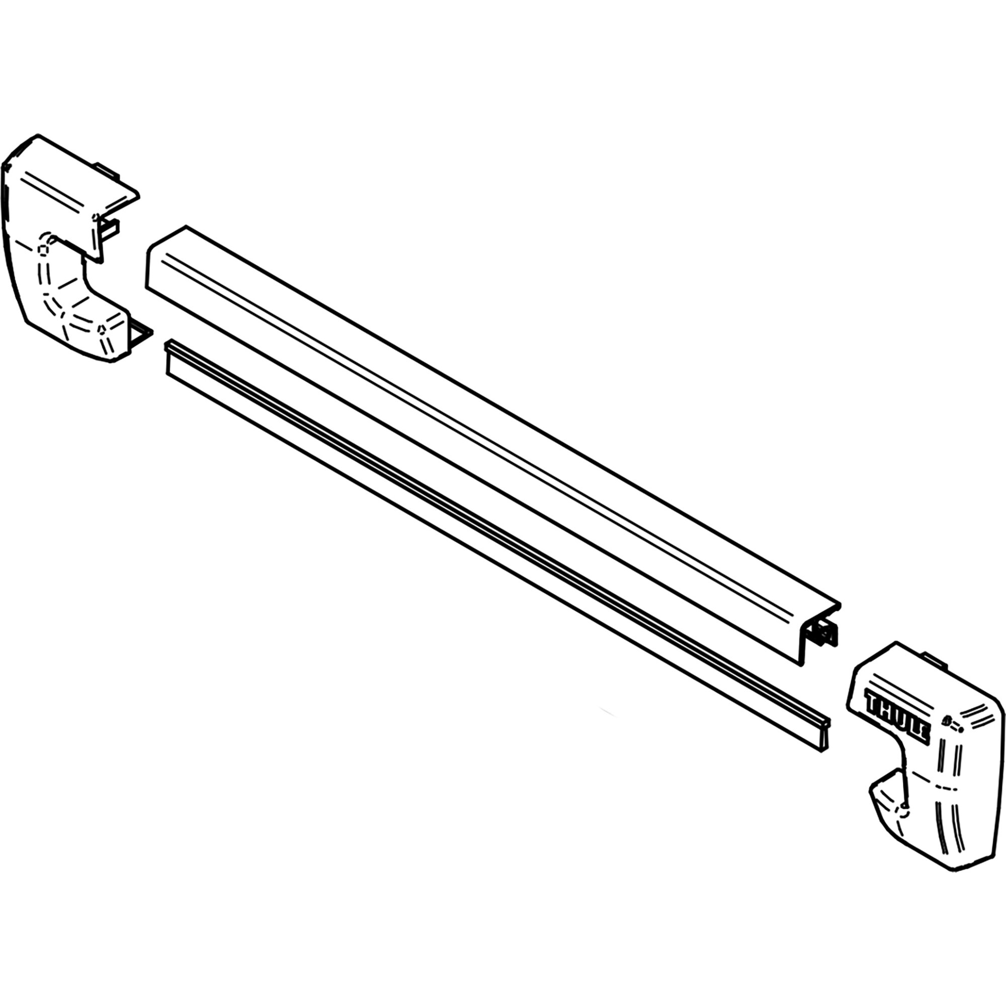 Thule Frontrahmen THULE Slide-Out