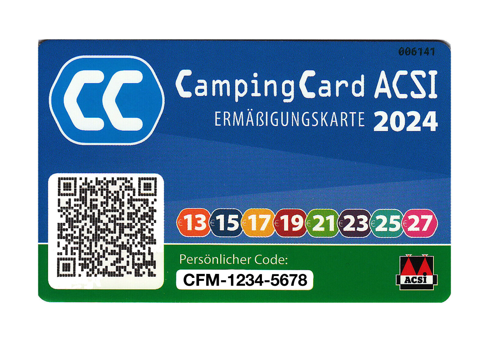 ACSI CampingCard 2024 DE