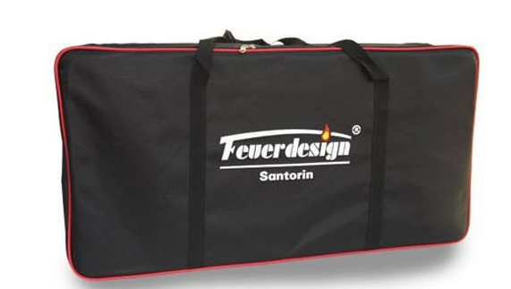 Feuerdesign Holzkohlegrill SANTORIN 2-flammig