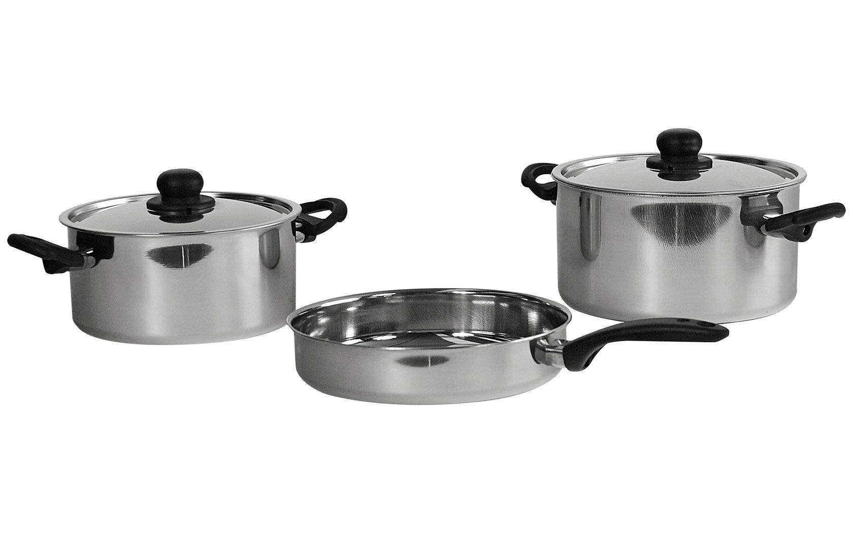 Berger Edelstahl-Topf-Set 5tlg.