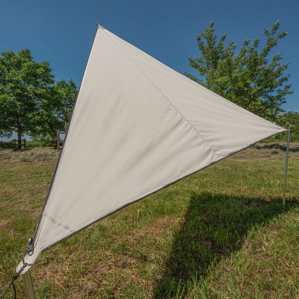 Bent Sonnensegel „TC-Zip Canvas“ Africa, Sand