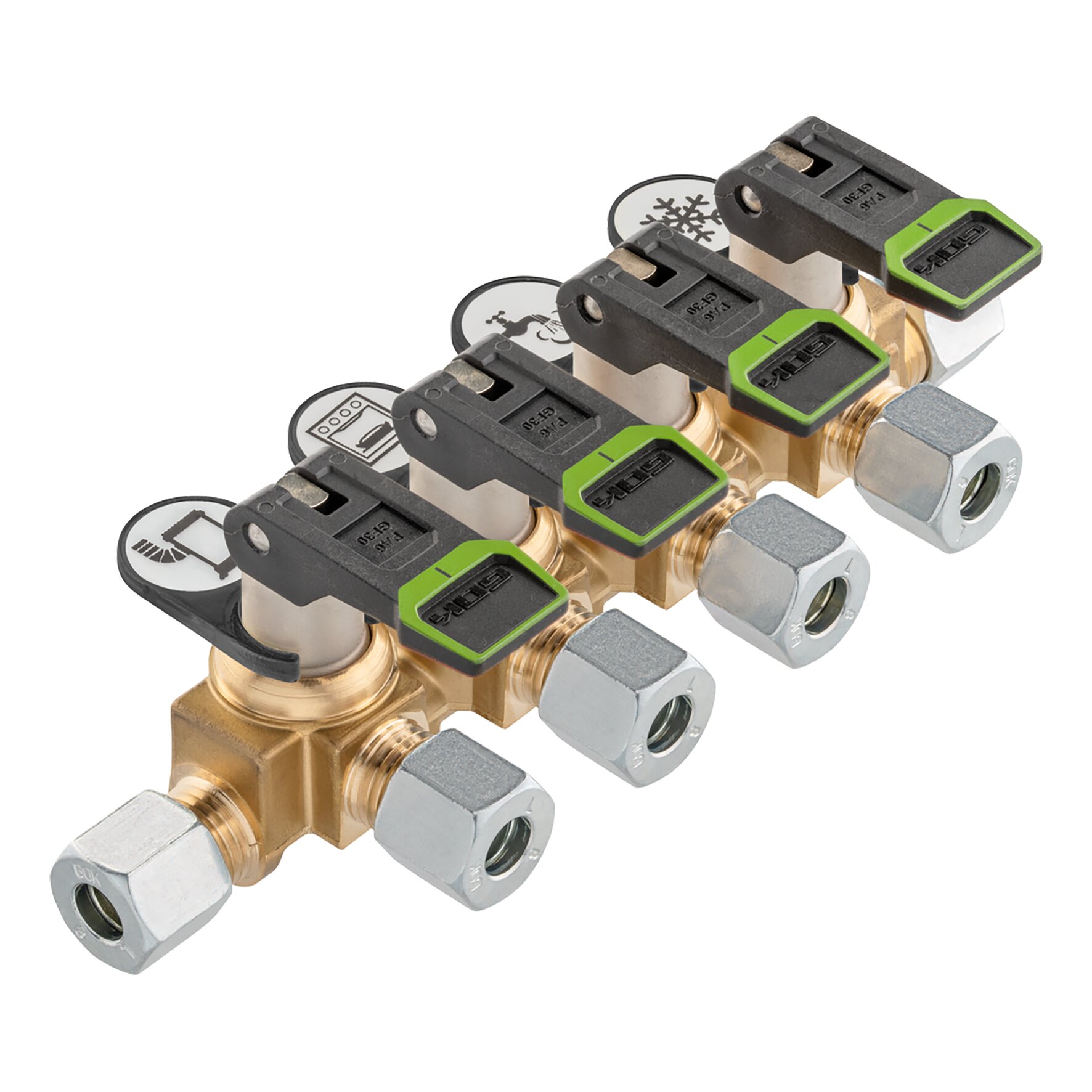 GOK Verteilerblock KSV-AB4 kurz, ø 10 mm