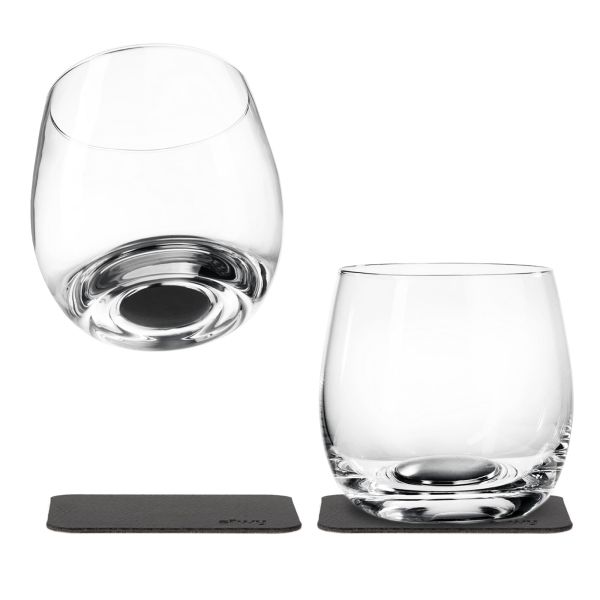 Silwy Magnet-Whiskyglas Kristallglas 250ml / 2-Set