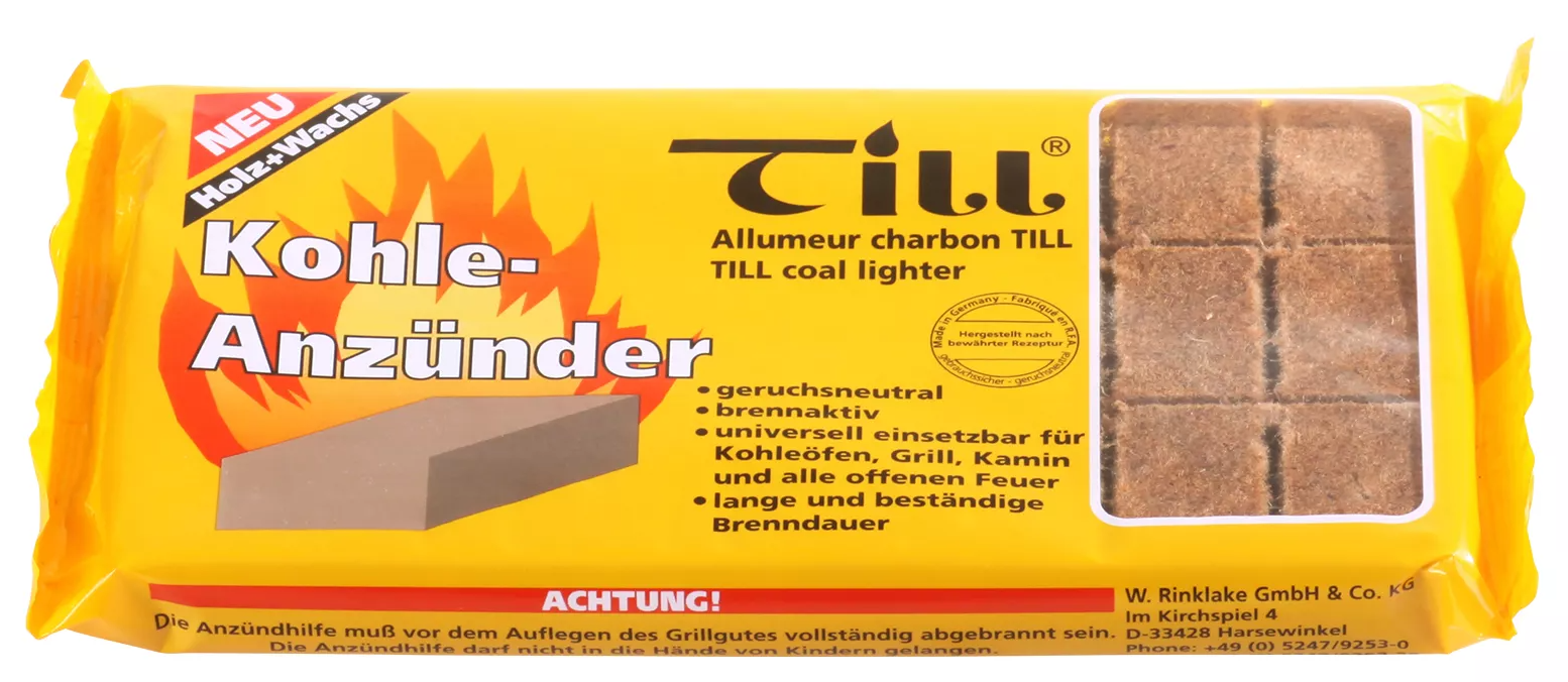 Till Grill-&Kaminanzünder Holz/Wachs 24er