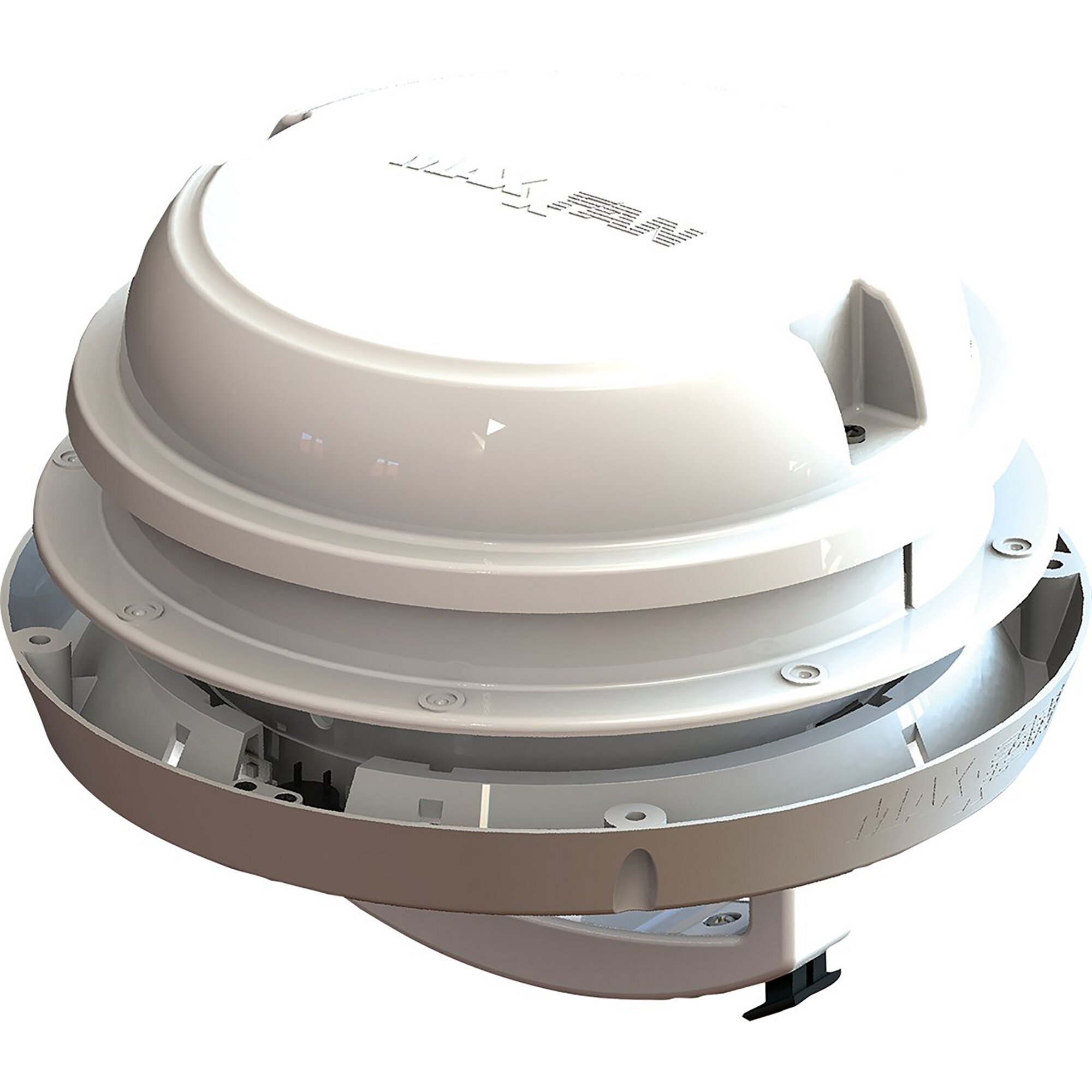 MaxxAir MaxxFan Dome, weiß mit LED