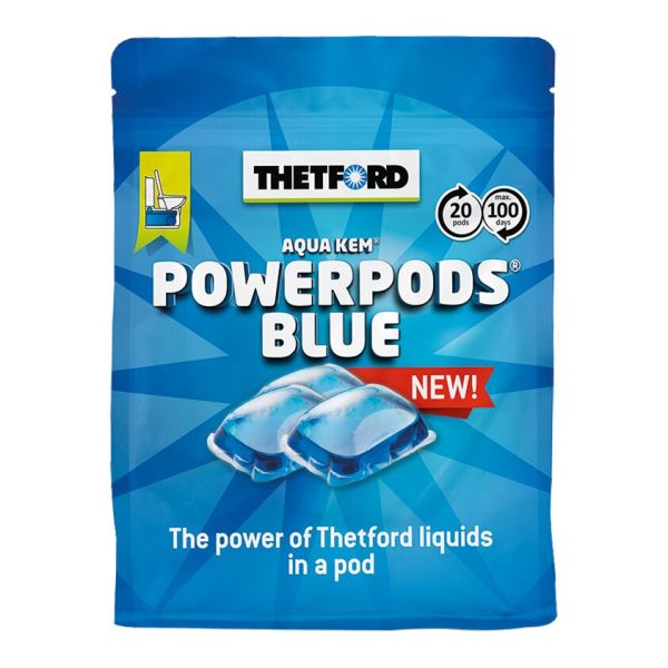 Thetford Aqua Kem PowerPods Blue 20er