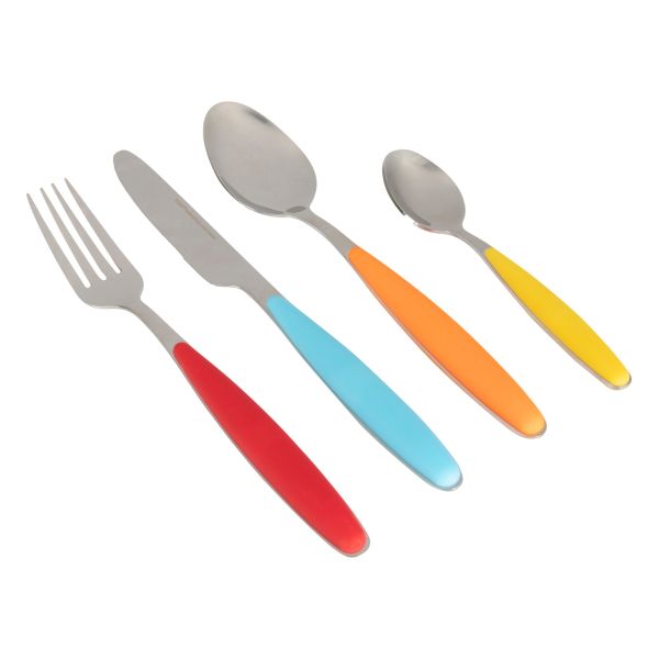 Gimex Besteckset, bunt, 16-teilig