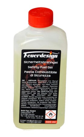 Feuerdesign Brenngel für Tischgrills TEIDE + VESUVIO 500ml