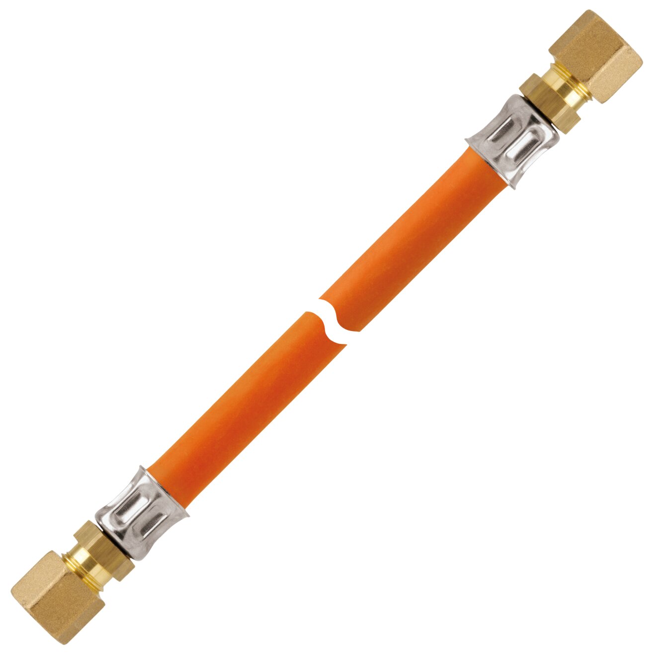 GOK Gas-Hochdruckschlauchleitung 10 bar bds. RVS 8 x 600 MS