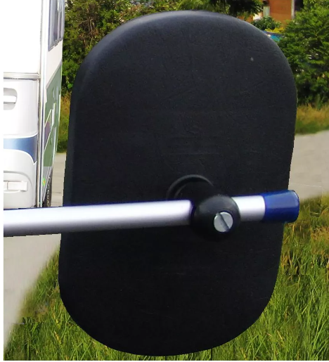 Oppi Ersatzspiegelkopf mit gewölbtem konvexem Glas