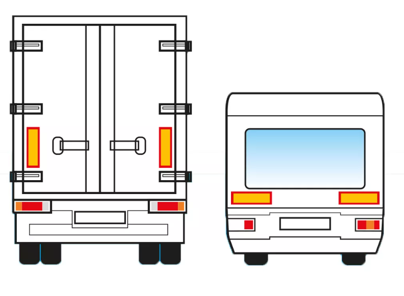 ProPlus Warntafel Aufkleber ECE 70 / 2er