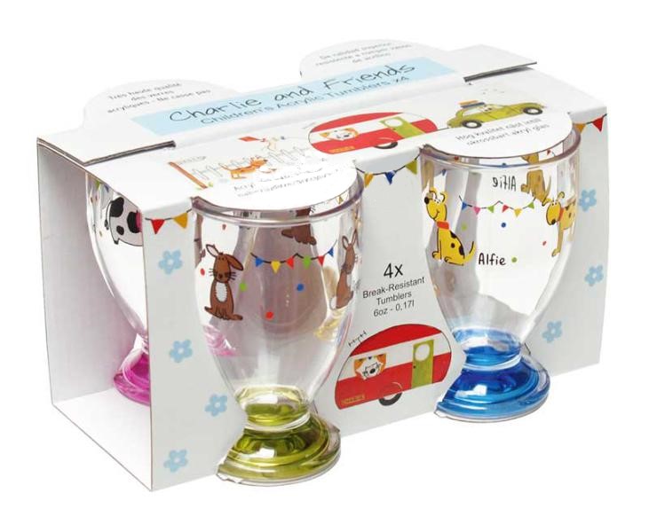 Camp4 Kindergläser -Charlie and Friends- 170ml
