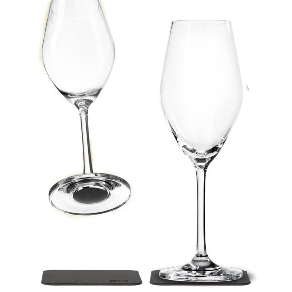 Silwy Magnet Kristall-Proseccoglas 200ml / 2-Set