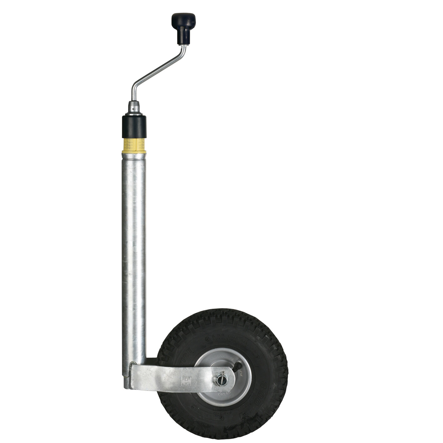 Winterhoff Stützrad 260x85 mit Waage, Stahlblechfelge, 48mm Luftbereifung