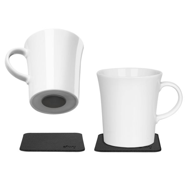 Silwy Magnet-Henkeltasse Porzellan 270ml / 2-Set
