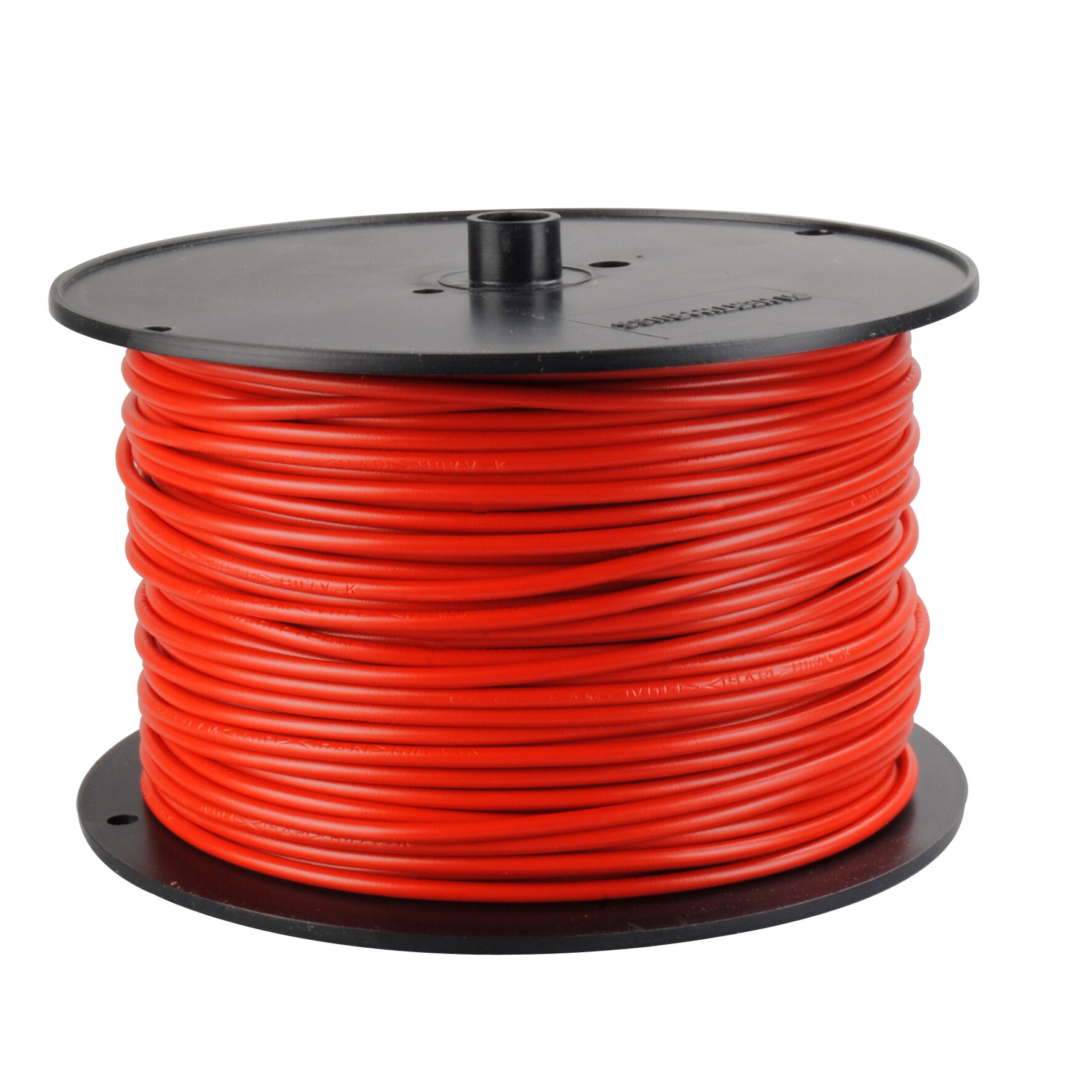 Stromkabel 1,5 mm² auf Rolle, rot