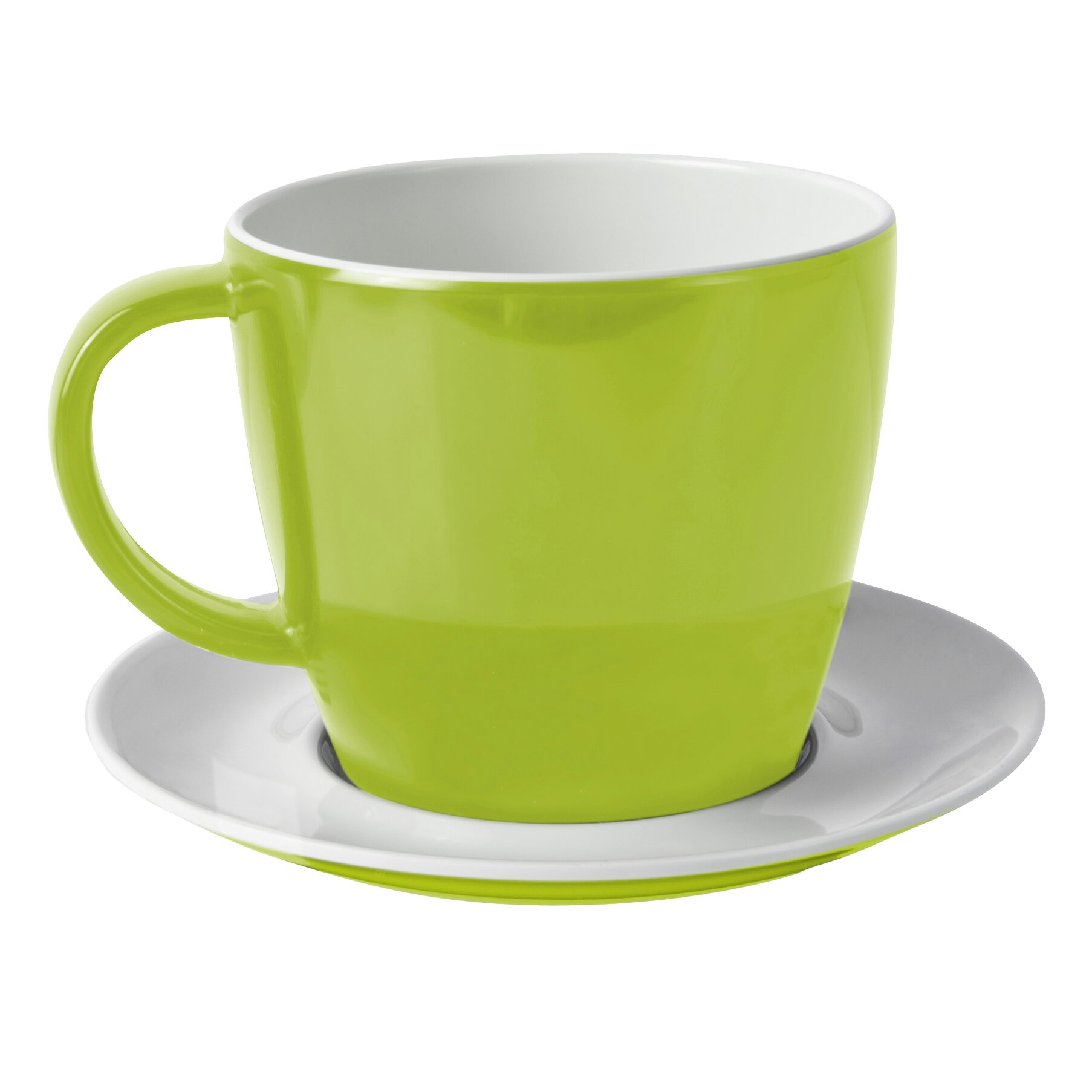 Brunner Geschirrserie Space, Tasse und Untertasse