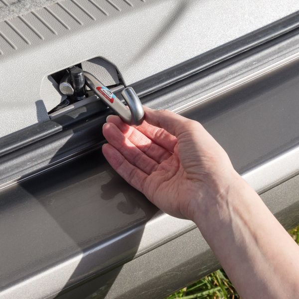 Heckklappenaussteller Air-Safe 1, für VW T4/T5/T6 mit Zuziehhilfe