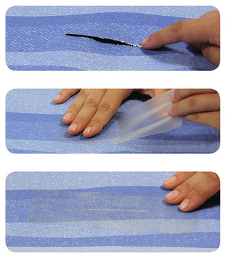 Fiamma Kit Repair Plus, PVC-Klebestreifen 140x80mm