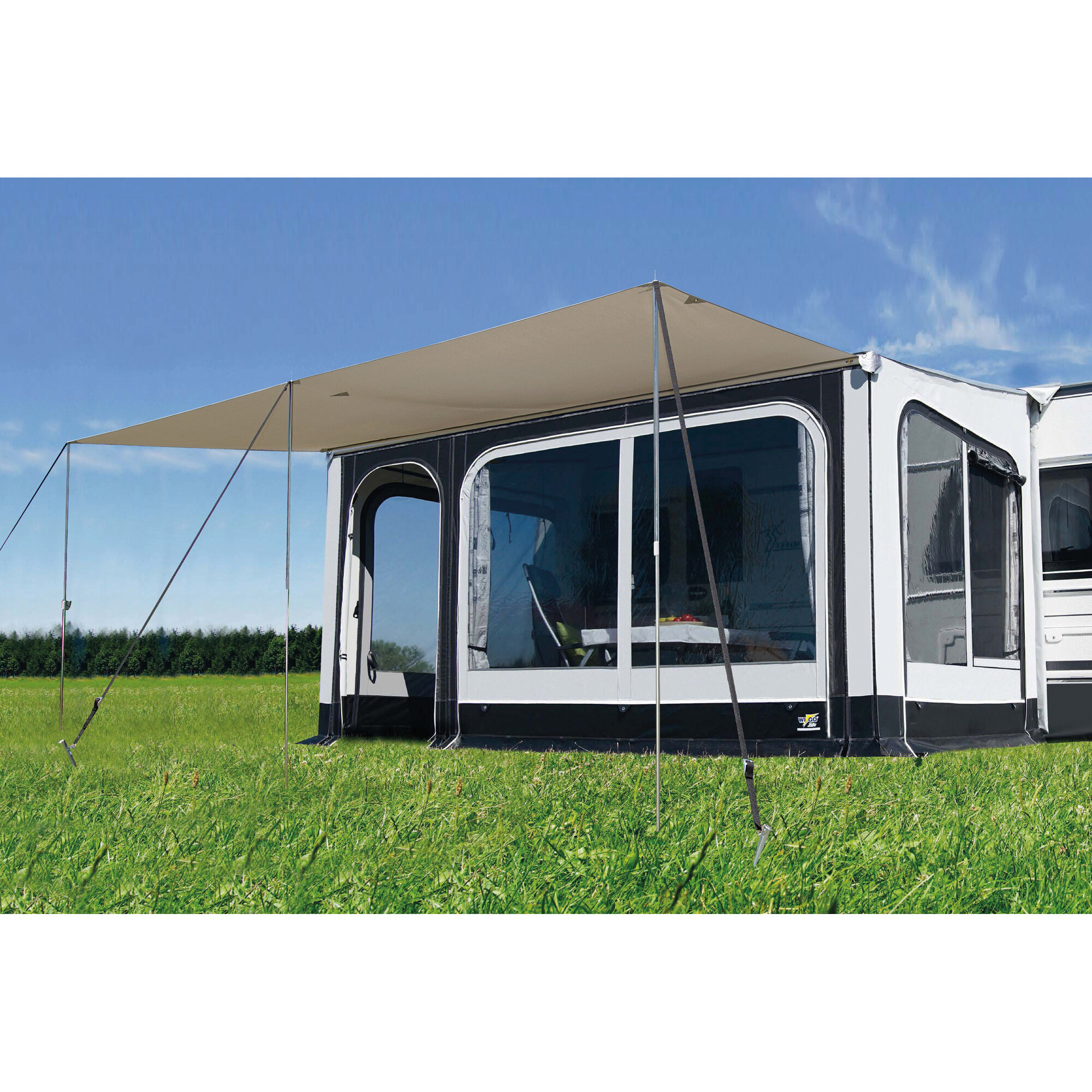 Wigo Sonnendach für WIGO-Markisen Rolli Premium & Rolli Style, Länge 4 m