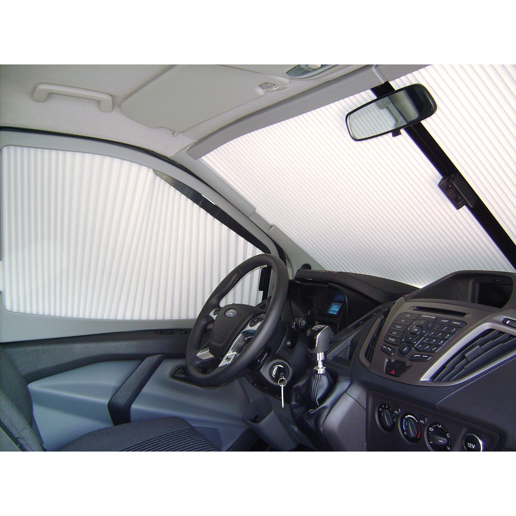 Remis Seitenscheibenverdunkelung REMIfront für Ford Transit Custom, Bj. 2018 - 2023