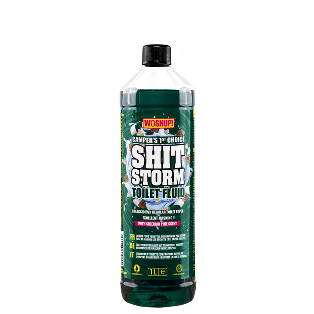 Woshup Toilettenflüssikeit Shit Storm Eucalyptus 1000ml