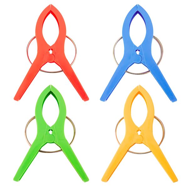Happy People Strandhandtuchhalter 4er