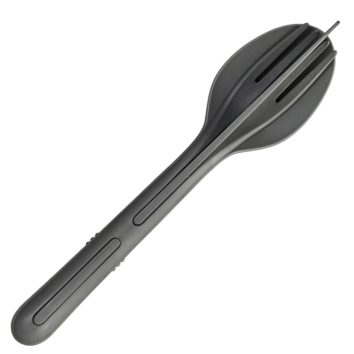 Koziol Besteckset KLIKK, grau, 3-teilig