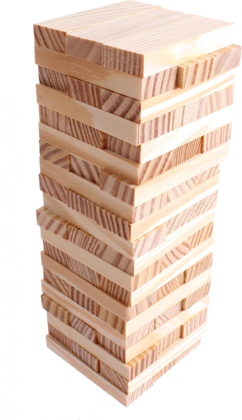 Edco Holzturm-Spiel 60tlg.