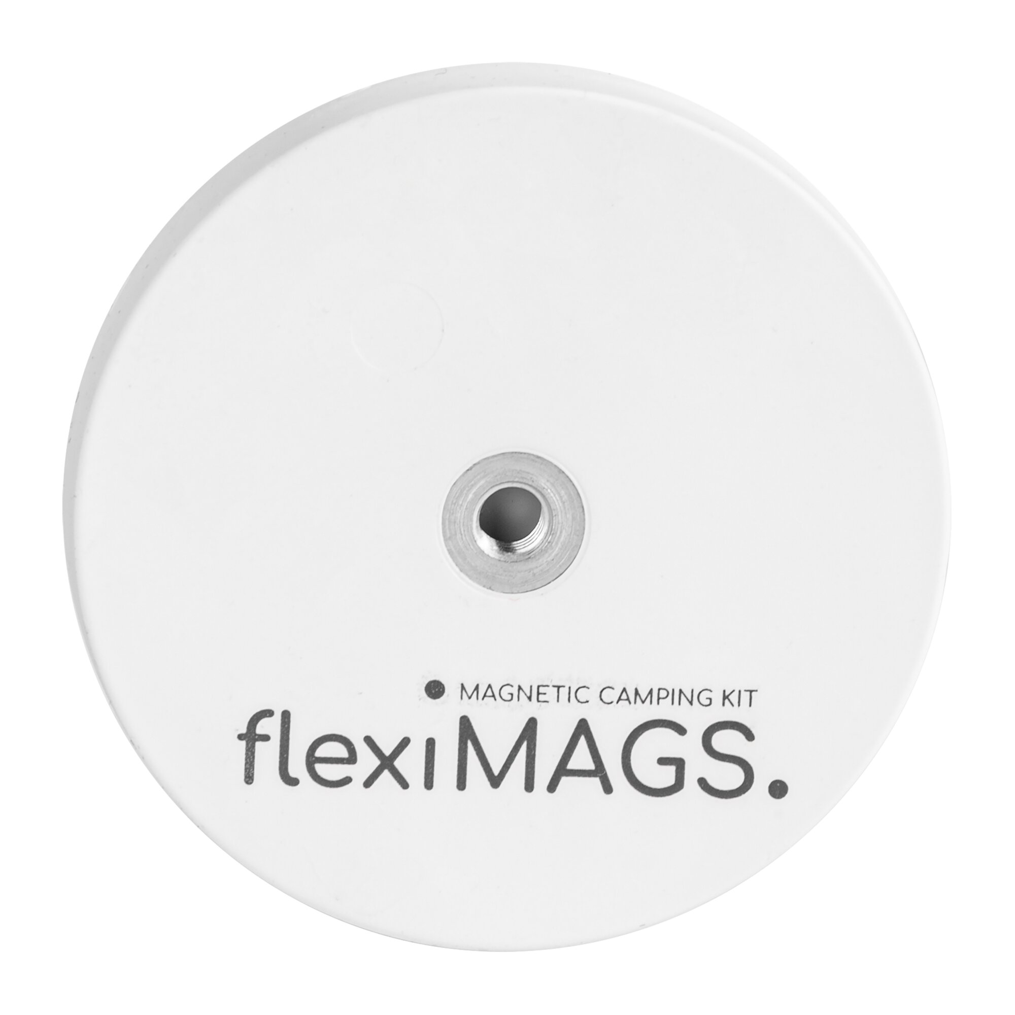 flexiMAGS Magnet rund flexiMAGS, weiss, 57 mm, flexiMAG-57, 2er Set