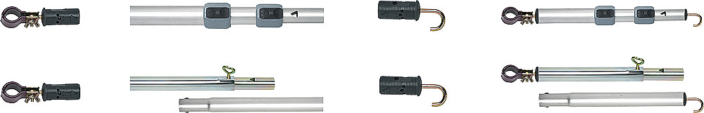 alu-line Easy-System Bodenspitze ø25mm