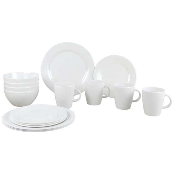 Gimex Geschirr-Set HIGLINE Edelweiss 16tlg.