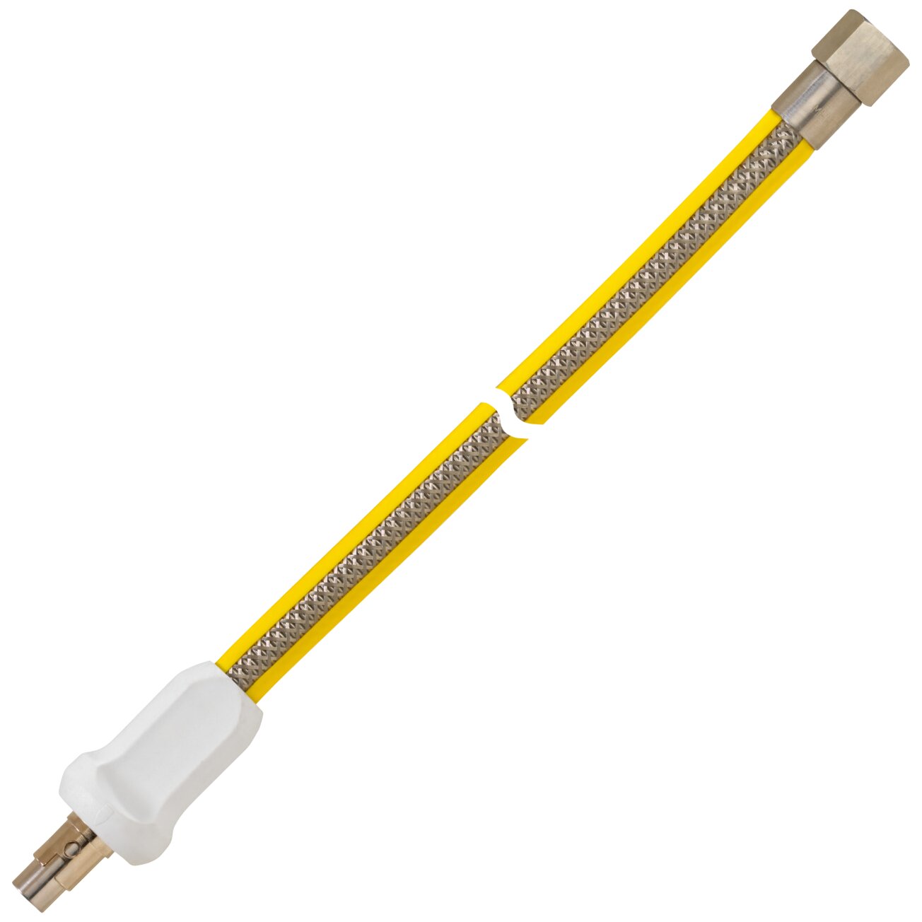 GOK Edelstahl-Allgasschlauch PS 0,5 bar Stecknippel STN x Rp1/2 UEM x 500 mm