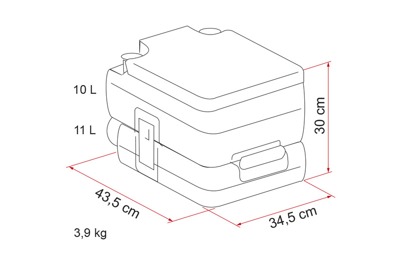 Fiamma Mobile Campingtoilette Bi-Pot 30
