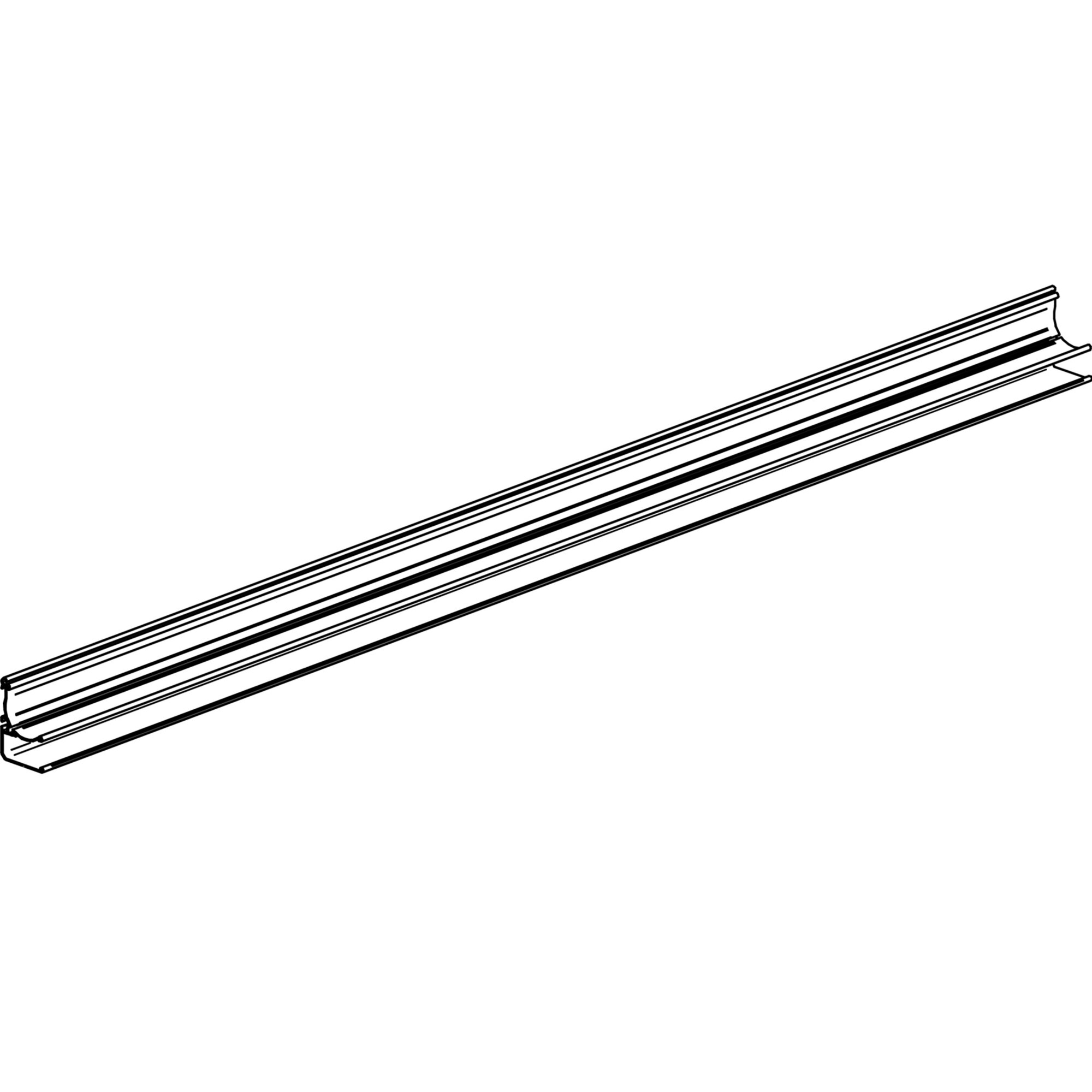Thule Gehäuserückwand 2,5 m Thule 3200, anthrazit