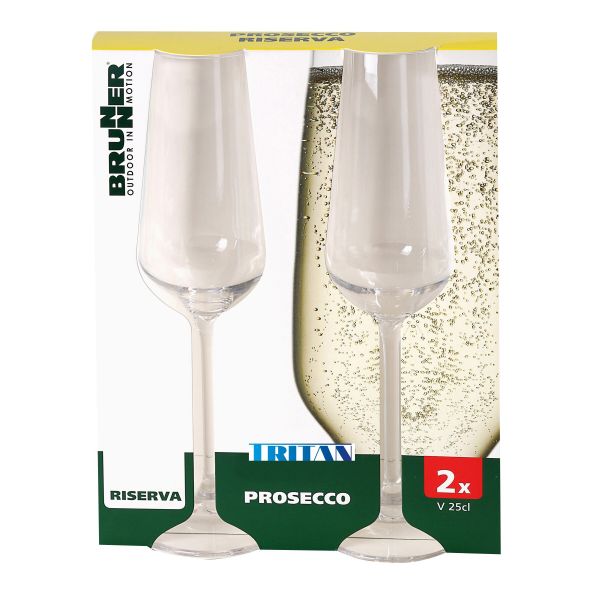 Brunner Proseccoglas RISERVA 250ml / 2er