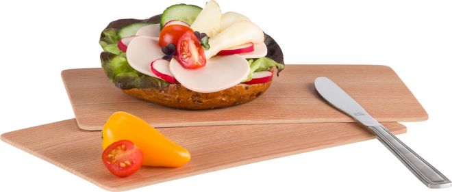 Berger Brotzeitbrett WOOD 145x235mm / 2er