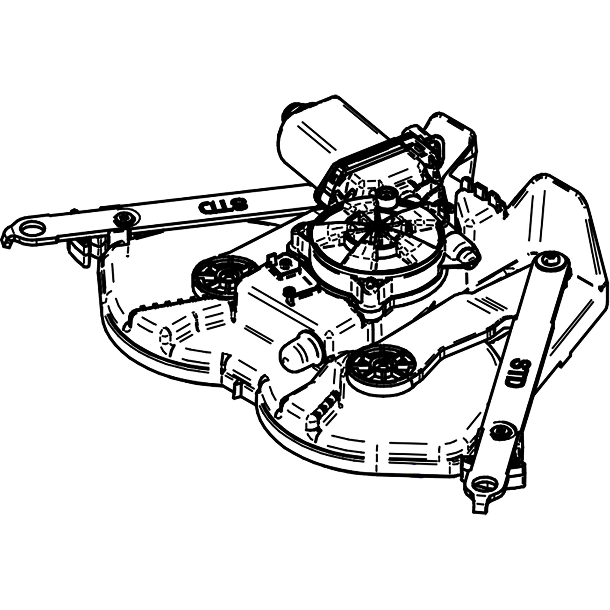 Thule Motor Thule Slide-Out Step G2 12V inkl. Scheren-Mechanismus