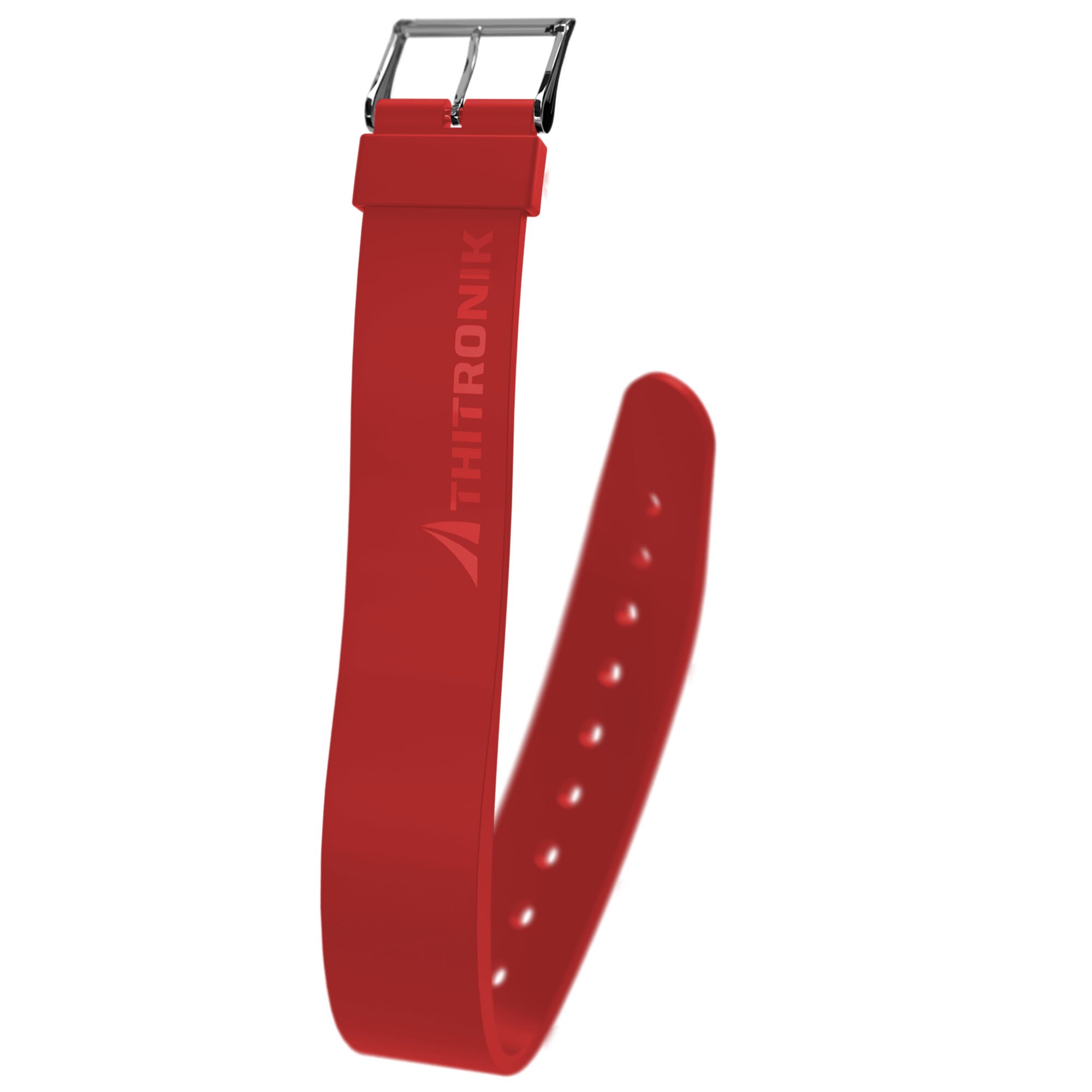 Thitronik NFC-Silikonarmband KeyStrap, rot, L