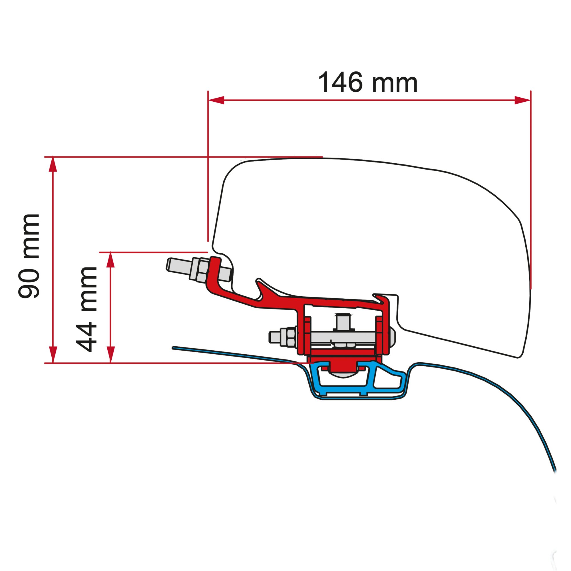 Fiamma Markisenadapter FIAMMA Kit
