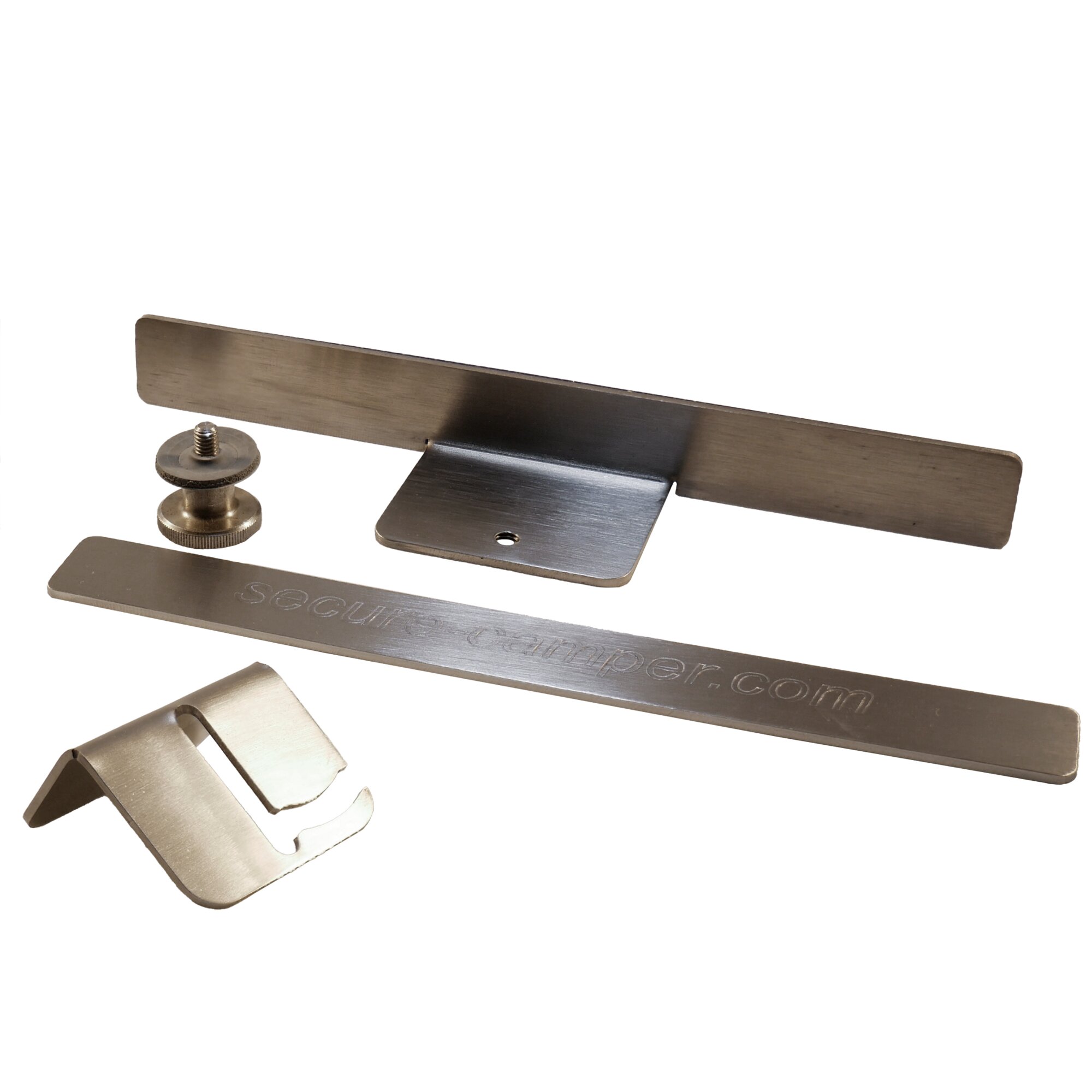 secure camper Einbruchschutz für Fenster für Dometic/Polyvision rahmenlos, silber, M