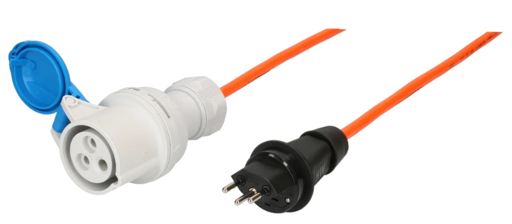 Max Hauri CEE Adapterkabel mit Schweizer Stecker / 1.5m