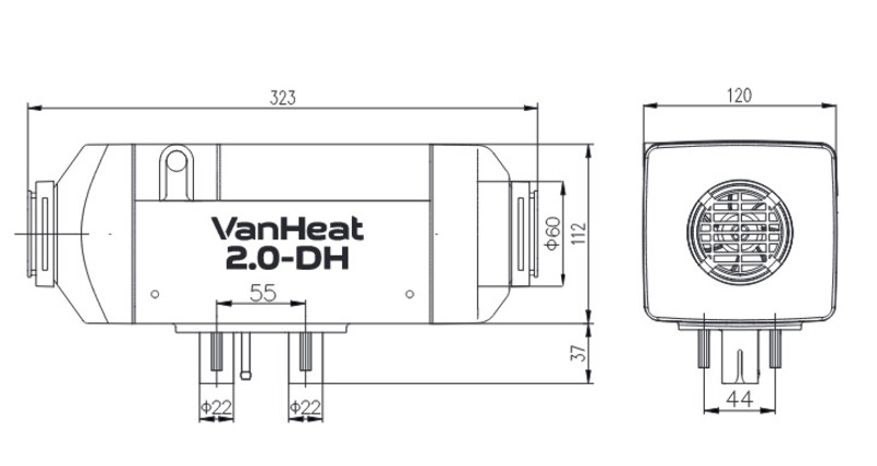 Carbest Diesel Standheizung VanHeat 2.0-DH