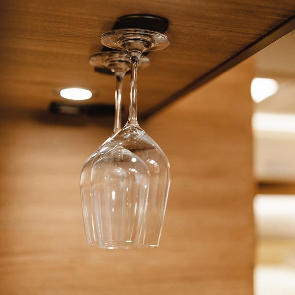 Silwy Metallleiste mit Ledercoating 25x5cm 