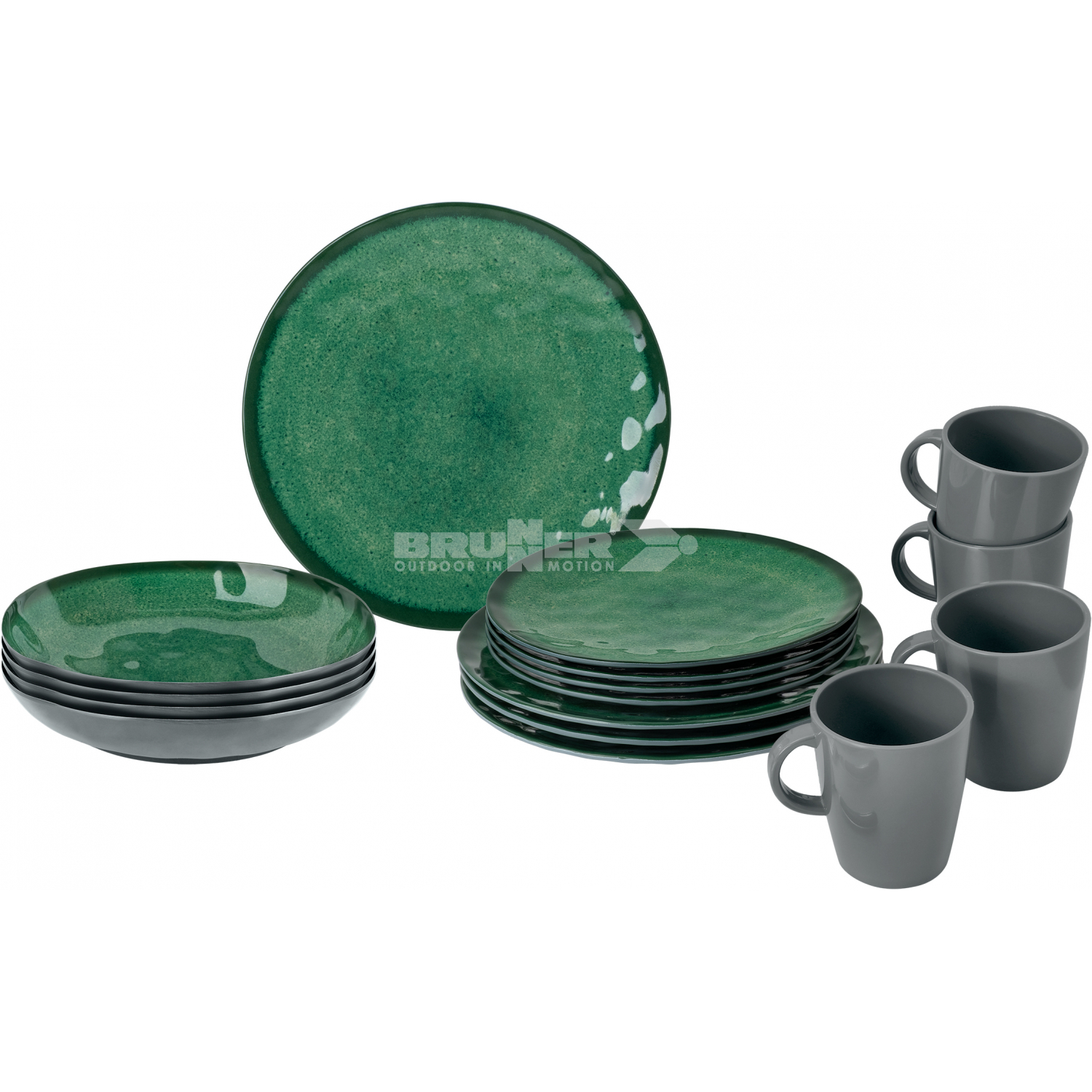 Brunner Geschirr-Set VENETIAN 16tlg. mit Antislip