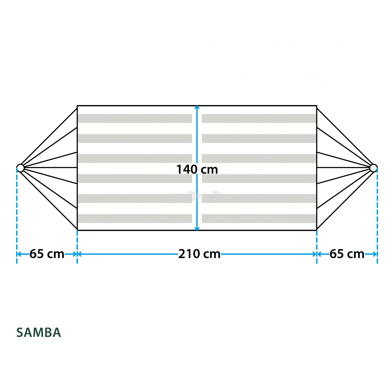 Brunner Hängematte SAMBA